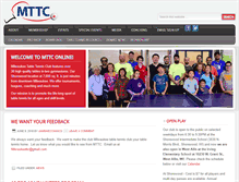 Tablet Screenshot of milwaukeettc.org